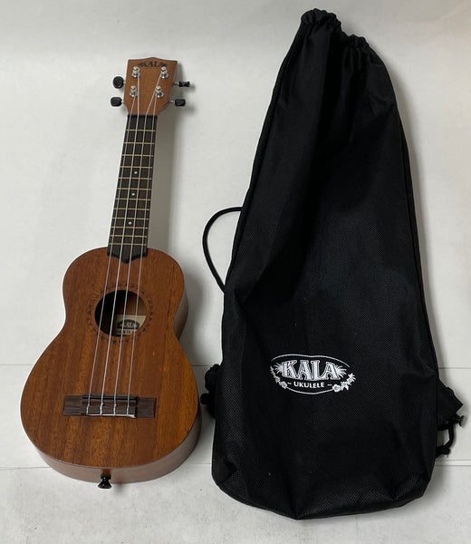 Kala Learn-To-Play KALA-LTP-S Acoustic Soprano Ukulele w/ Carrying Bag-TESTED