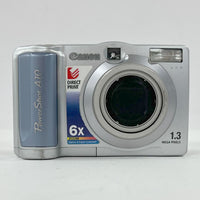 Canon PowerShot A10 PC1009 1.3MP 6x Digital Camera with 64MB CF Card - TESTED
