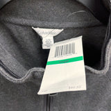 NWT Mens CALVIN KLEIN 100% Cotton Gray Half Zip Logo Sweatshirt Sz L MSRP$89.5