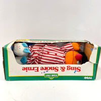 VNTG NOS Tyco Sesame Street Sing & Snore Talking Ernie Stuffed Doll