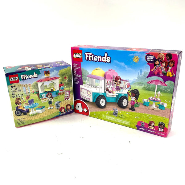 Sealed LEGO Friends; 41753 Pancake Shop And 42644 Heartlake City Ice Cream Truck