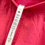Wmns LULULEMON Hot Pink License To Train High Rise Athletic Unlined Shorts Sz 8