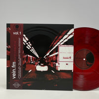 Vein.fm 'Old Data In A New Machine Vol. 1' 2022 Red w Black Smoke 45 RPM Lp NM