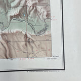 Pair of 1960 USGS S Dakota Badlands Natl Monument Plat Maps - Polyconic Proj