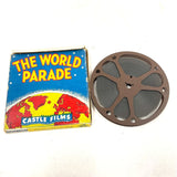 3pc VNTG Castle Films 8mm Film Reels - World Parade & Sport Parade