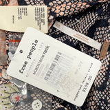 NWT Free People Patchwork Pattern Button Front Shirt Women’s Sz XS