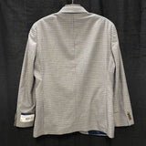 NWT Mens TOMMY HILFIGER Gray Gingham Trevor Blazer Jacket Sz 38 Short MSRP$295