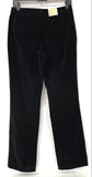 NWT Part Two BirdiePW Classic Fit Black Velvet Bootcut Pants Sz 34