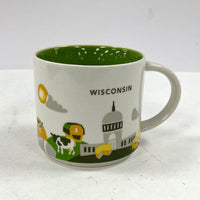 Starbucks Coffee You Are Here Collection Ceramic Mug Wisconsin