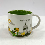 Starbucks Coffee You Are Here Collection Ceramic Mug Wisconsin