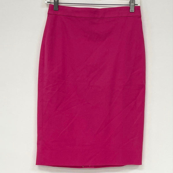NWT J.Crew Pink Cotton Blend Pencil Skirt Women’s Sz 00