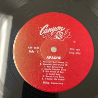 Philip and Patsy Cassadore 'Apache' Repress Lp - no insert EX/EX