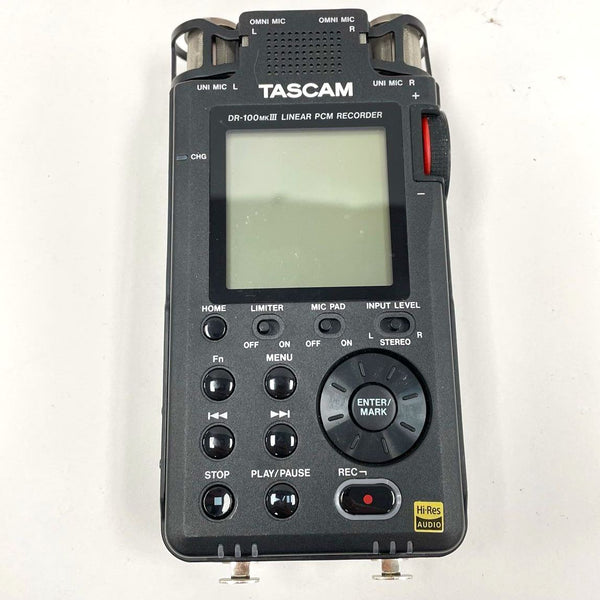 Tascam DR-100 MKIII Linear PCM Recorder with 1GB SD Memory Card - TESTED