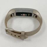 Fitbit Heart Rate Fitness Watch Model FB408 with Tan Band and Charger - TESTED