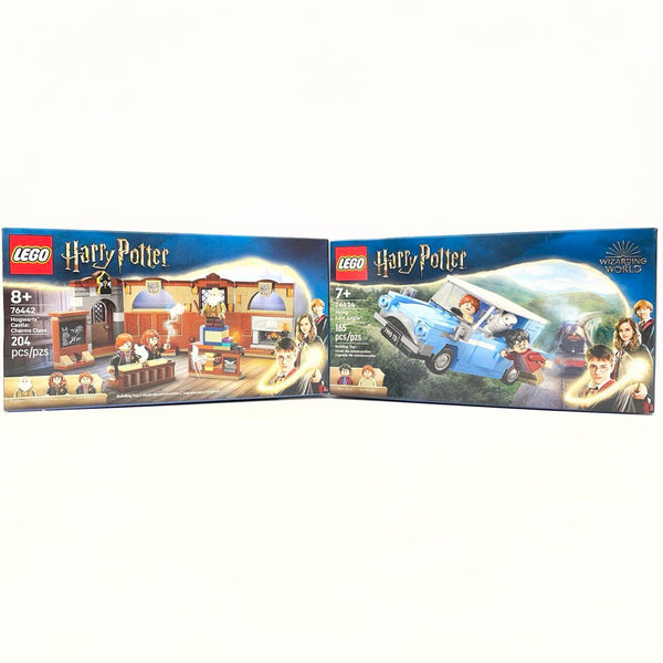 2 Sealed LEGO Harry Potter Sets; 76424 Ford Anglia And 76442 Charms Class