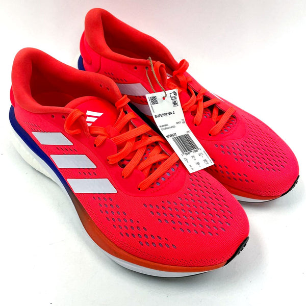 Adidas Supernova 2.0 Coral Red Padded Running Shoes Men's 8 with Tag