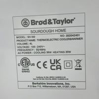 Brod & Taylor Sourdough Home SH-100 Thermoelectric Cooler and Warmer - TESTED