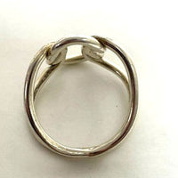 Sterling Silver Open Work Abstract Ring Size 9.5, 8.00g