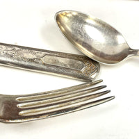 30pc American Silver Co/International Dorset Silverplated Flatware Set w/Case