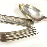 30pc American Silver Co/International Dorset Silverplated Flatware Set w/Case