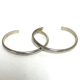 Set of 2 Sterling Silver LMc USA Cuff Bracelets, 31.45g