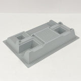 LEGO Baseplate, Raised 32 x 48 x 6 With Level Front; Light Gray From Set 7892