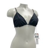 NWT Wmns Mare Perpetua FREE PEOPLE Black Bikini Swimsuit Top Sz XL MSRP$75