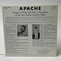 Philip and Patsy Cassadore 'Apache' Repress Lp - no insert EX/EX