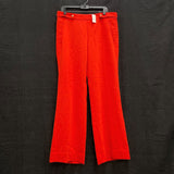 NWT Wmns Ann Taylor LOFT Blood Orange Wide Leg Dress Pants Sz 12