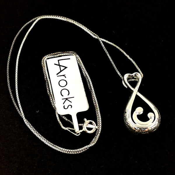 Sterling Silver 18" New With Tag Mother And Child Pendant Necklace, 4.26g