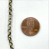 10.72g Vintage 14K Gold Electrum Handmade Chain Sections, 16.75" & 13.75"