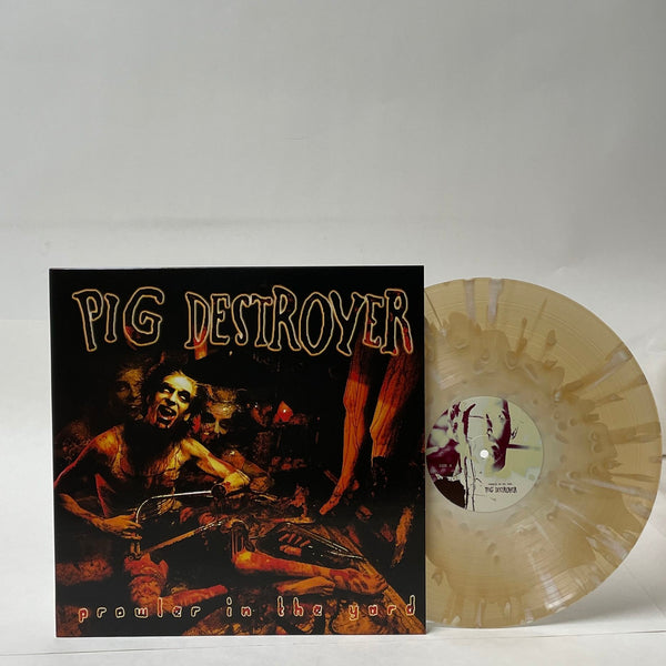 Pig Destroyer 'Prowler In The Yard' 21st Anniv White in Beer Vinyl 2018 Lp NM/NM