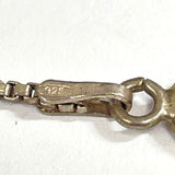 Sterling Silver 16" Gamma Phi Beta Sorority Charm Necklace, 3.24g