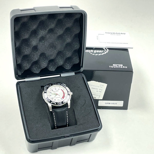 TOURNEAU WATCH GEAR GENUINE LEATHER WATCH BAND (Working) Includes Box & Booklet