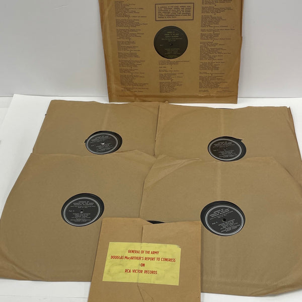 'General Douglas MacArthur's Farewell Address to Congress' Audio Lot - 3 Formats