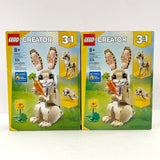 2 Sealed LEGO Creator Sets; 31162 Cute Bunny