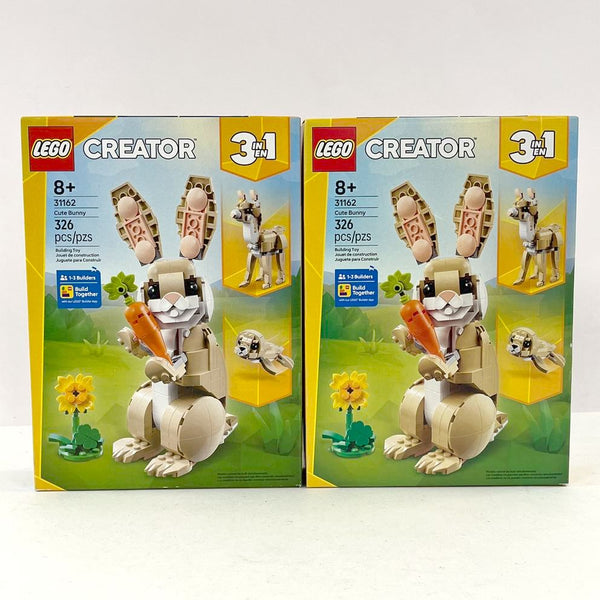 2 Sealed LEGO Creator Sets; 31162 Cute Bunny