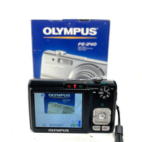 Olympus Model FE-240 7.1MP 5x Optical Zoom 6.4-32mm 1:3.3-5 Lens in Box - TESTED