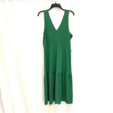 Women's Banana Republic Green Sleeveless Dress, Size M, 46" Length, NWT