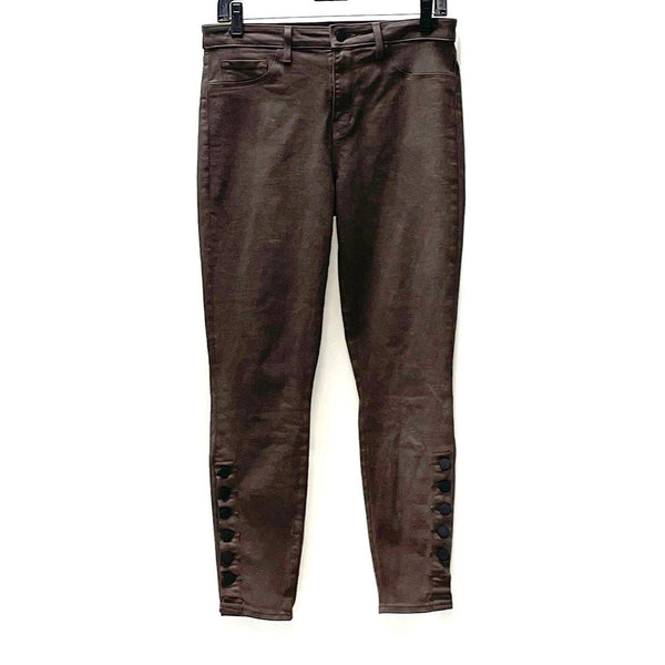 Wmns L'Agence Brown Skinny Ankle Jeans Sz 30
