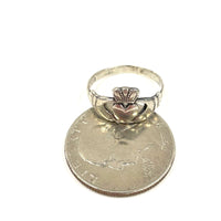 Sterling Silver Claddagh Ring Size 5.25, Made in Ireland, 1.80g