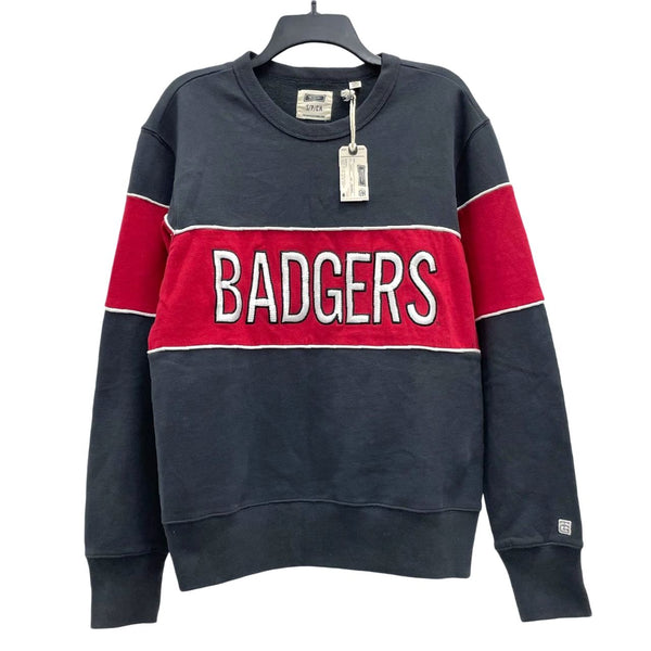 NWT Unisex TAILGATE Wisconsin Badgers Embroidered Crew Sweatshirt Sz S MSRP$79