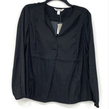 NWT Banana Republic Black & Tan Polka Dot Blouse Women’s Sz M Petite