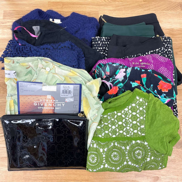 Women's Designer 12pc Wholesale Clothing Reseller Box - Kate Spade Coach +