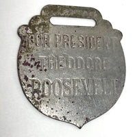 Metal Badge “For President Theodore Roosevelt” Badge by CF MFG Co