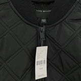 NWT Wmns LANE BRYANT Black Quilted Thin Oversized Jacket Sz 10/12 MSRP$119.95