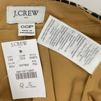 NWT J.Crew Brown Leopard Print Cotton Blend Pencil Skirt Women’s Sz 00