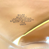 Marc Fisher LTD Barli Heeled Slip On Sandal Yellow Suede Women's Size 8.5