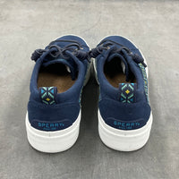 Women's Sperry Pier Wave Hi LTT Oaxaca Navy Sneakers sz 8.5