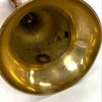 Etched Handheld 12” Brass Bell